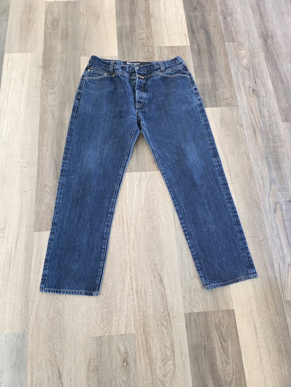 Vintage Marithe+Francois Girbaud Men's Blue X Button Regular Fit Jeans Size 38